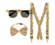 Opakowanie Zestaw imprezowy dla mężczyzny złoty