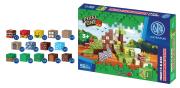 Opakowanie Zestaw klocków magnetycznych Astrafun Pixel One Farma 96 sztuk