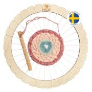 Zestaw kreatywny krosno okrągłe 21cm ramka do tkan. Wydawca: MICKI. Dadada.pl Opakowanie Zestaw kreatywny krosno okrągłe 21cm ramka do tkan