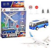 Opakowanie Zestaw lotnisko samolot metalowy napęd