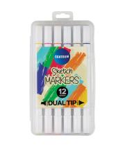 Opakowanie Zestaw markerów dwustronnych 12 kolorów 89700 Centrum