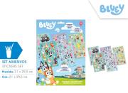 Zestaw naklejek Bluey 92szt BY00008. Wydawca: Kids Euroswan. Dadada.pl Opakowanie Zestaw naklejek Bluey 92szt BY00008