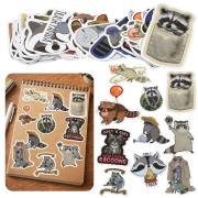 Opakowanie Zestaw naklejek z szopem 50szt.