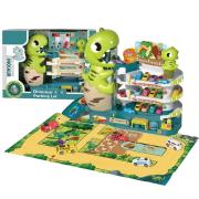 Opakowanie Zestaw parking Dinozaur z autami