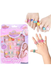 Opakowanie Zestaw pierścionków biżuteria 30szt