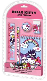 Zestaw piśmienniczy Hello Kitty 5 elementów HK50191. Wydawca: Kids Euroswan. Dadada.pl Opakowanie Zestaw piśmienniczy Hello Kitty 5 elementów HK50191