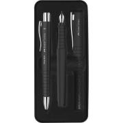Zestaw prezentowy Poly pióro B + długopis czarny. Wydawca: Faber Castell. Dadada.pl Opakowanie Zestaw prezentowy Poly pióro B + długopis czarny
