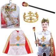 Zestaw strój króla berło korona. Wydawca: Trifox. Dadada.pl Opakowanie Zestaw strój króla berło korona