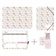 Opakowanie Zestaw szkolny z nadrukiem kittens