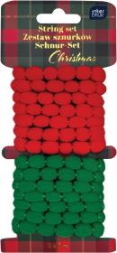 Opakowanie Zestaw sznurków ozdobnych 2x1m Christmas