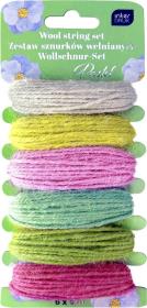 Opakowanie Zestaw sznurków wełnianych 6x5m Pastel