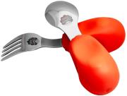 Opakowanie Zestaw sztućców widelec i łyżka pomarańczowy