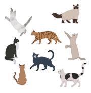Opakowanie Zestaw wykrojników koty 8szt
