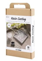 Opakowanie Zestaw Żywica akryl. Kwadratowe naczynie