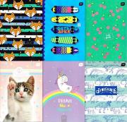 Opakowanie Zeszyt A4 32 k. 3-linie kolorowe, Interdruk