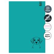Opakowanie Zeszyt A4 32 kartki w 3 linie kolor 90g Labrador turkus
