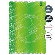 Opakowanie Zeszyt A4 32 kartki w 3 linie kolor 90g Piłka zielona