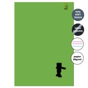Opakowanie Zeszyt A4 32 kartki w 3 linie kolor 90g Zielony gracz