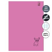 Opakowanie Zeszyt A4 32 kartki w kratkę 90g Buldog różowy