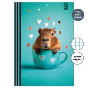 Opakowanie Zeszyt A4 32 kartki w kratkę 90g Kapibara morska