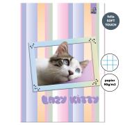 Opakowanie Zeszyt A4 32 kartki w kratkę 90g Kot leniwy