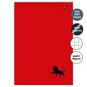 Opakowanie Zeszyt A4 32 kartki w kratkę 90g Lew czerwony