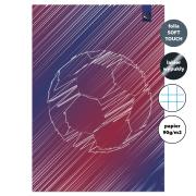 Opakowanie Zeszyt A4 32 kartki w kratkę 90g Piłka bordo