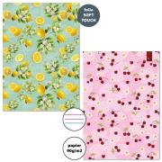 Opakowanie Zeszyt A4/32K 3-linie kolor 90g Owoce (6szt)