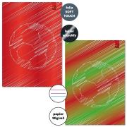 Opakowanie Zeszyt A4/32K 3-linie kolor 90g Piłka Nożna (6szt)