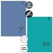 Opakowanie Zeszyt A4/32K 3-linie kolor 90g Psy (6szt)