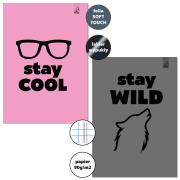 Opakowanie Zeszyt A4/32K kratka margines Stay Cool Wild(6szt)