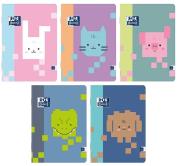 Opakowanie Zeszyt A4/32K kratka Zoo Blocks (10szt) OXFORD