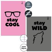 Opakowanie Zeszyt A4/32K linia margines Stay Cool Wild (6szt)