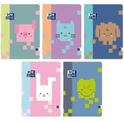 Opakowanie Zeszyt A4/32K linia Zoo Blocks (10szt) OXFORD