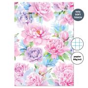 Opakowanie Zeszyt A4 32k. w kratkę Peonie 90g
