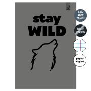 Opakowanie Zeszyt A4 32k.w kratkę z marginesem Stay Wild 90g