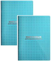 Opakowanie Zeszyt A4 48k kropki Narcissus błękitny 2 sztuki