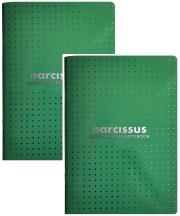 Opakowanie Zeszyt A4 48k kropki Narcissus zielony 2 sztuki