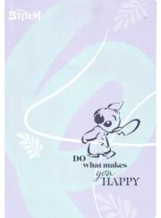 Opakowanie Zeszyt A4 60k.kratka Disney Fashion Stitch pastel wzór 2