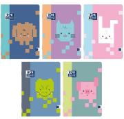 Opakowanie Zeszyt A5/16K kratka Zoo Blocks (10szt) OXFORD