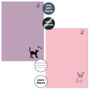 Opakowanie Zeszyt A5/32K 3-linie kolor 90g Animal S1 (10szt)