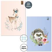 Opakowanie Zeszyt A5/32K kratka 90g Jeleń Jeż (10szt)