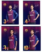 Opakowanie Zeszyt A5/32k kratka FC Barcelona (10szt) ASTRA