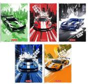 Opakowanie Zeszyt A5/32K linia podwójna Fast Cars (10szt)