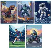 Opakowanie Zeszyt A5/32K linia podwójna Pixel (10szt) HERLITZ