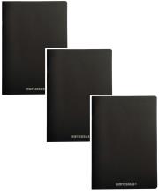 Opakowanie Zeszyt A5 56k kratka Narcissus ECO Black 3 sztuki