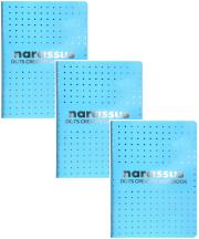 Opakowanie Zeszyt A5 56k kropki Narcissus błękitny 3 sztuki