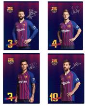Opakowanie Zeszyt A5/60k kratka FC Barcelona (10szt) ASTRA