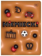 Zeszyt A5/60K kratka Niemiecki +pig.wiedzy (10szt). Wydawca: INTERDRUK. Dadada.pl Opakowanie Zeszyt A5/60K kratka Niemiecki +pig.wiedzy (10szt)