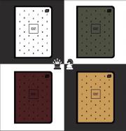 Opakowanie Zeszyt A5/60K kratka Soft Touch Chess (10szt)